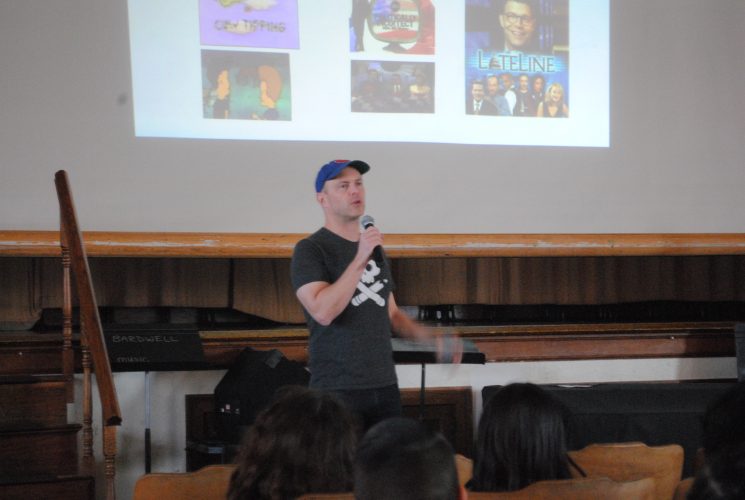 Rodkey speaks to Bardwell Students