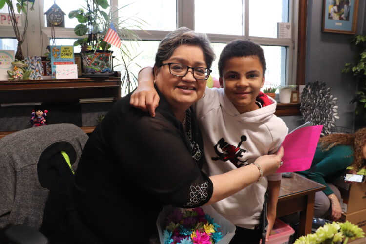 Cynthia Bustos and Tyler Rounds