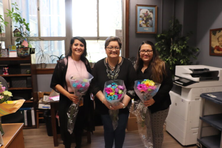 Maria Zamudio, Cynthia Bustos, and Lisette Espino 